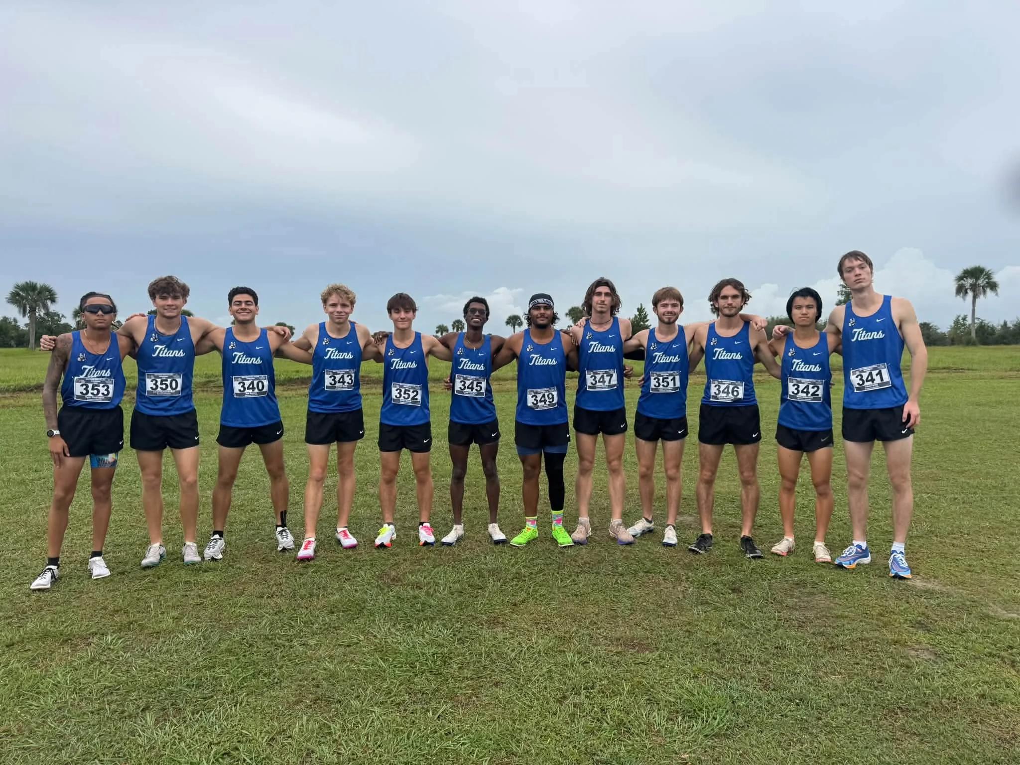 EFSC men's cross country team