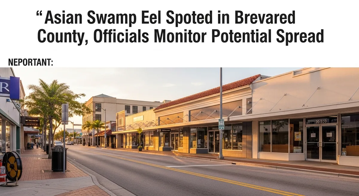 Asian Swamp Eel Spotted in Brevard County, Officials Monitor Potential Spread