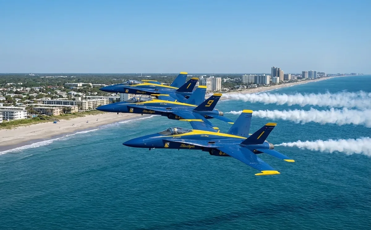Blue Angels to Perform in Cocoa Beach Air Show Honoring America’s 250th Anniversary