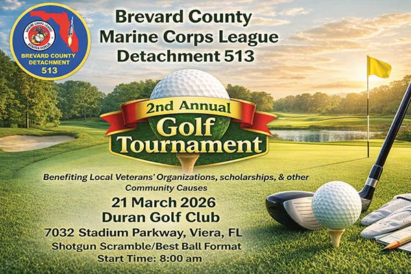 Brevard County Marine Corps League Detachment 513 Golf Tournament Set March 21 at Duran Golf Club