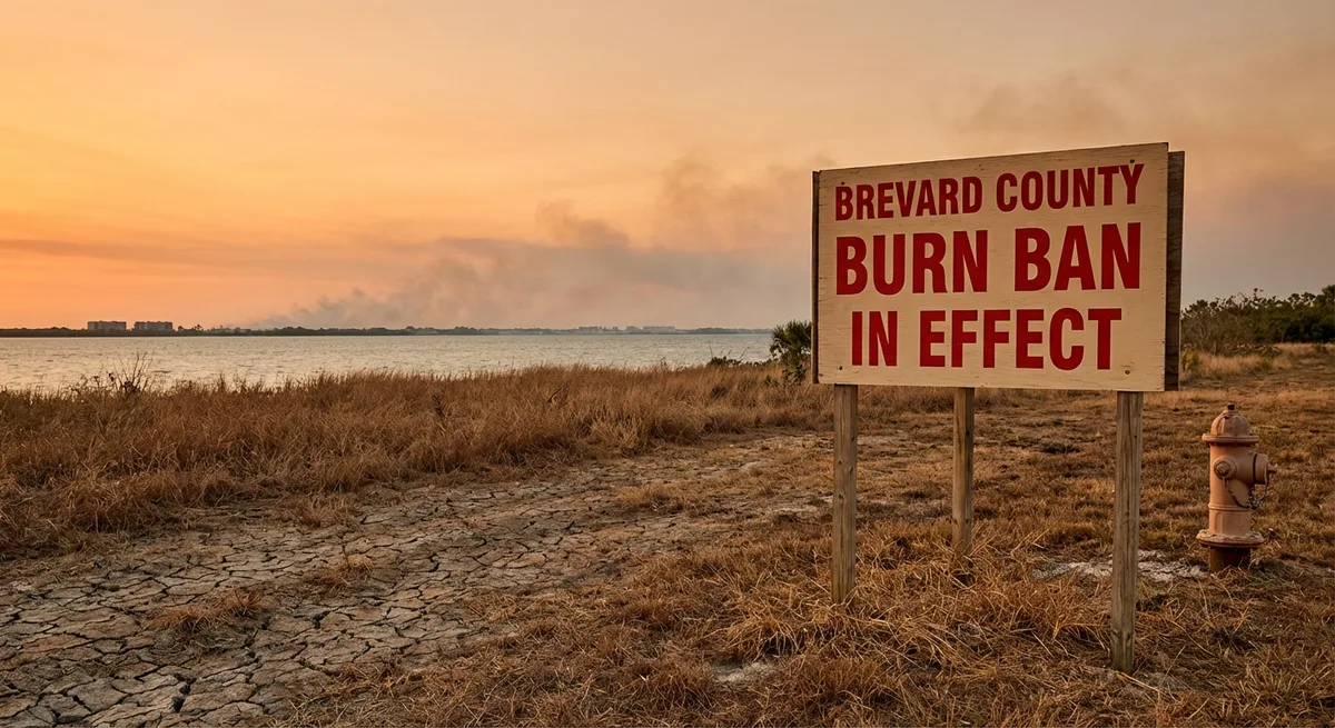 Brevard County under burn ban as drought worsens fire risk