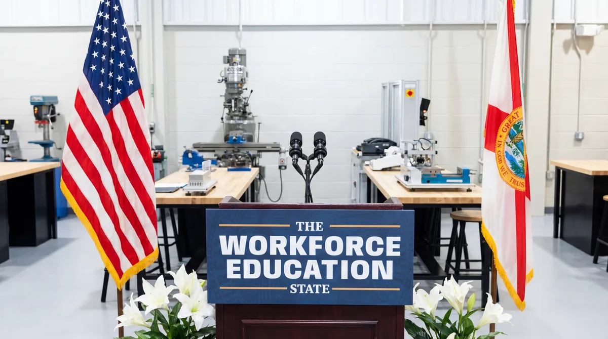 DeSantis, education chief highlight workforce training progress in Titusville