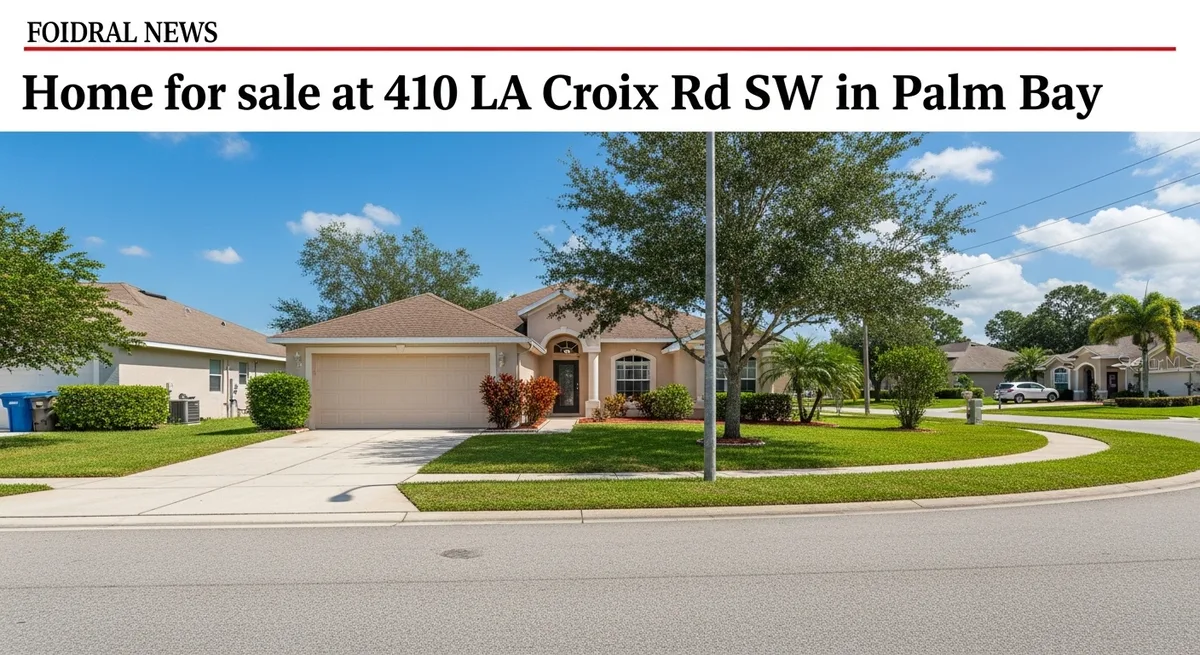 Home for sale at 410 LA Croix Rd SW in Palm Bay