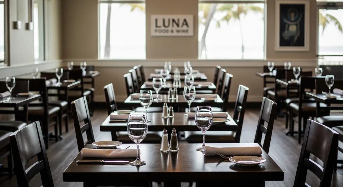 LUNA Food & Wine to Close Cocoa Beach Restaurant May 11