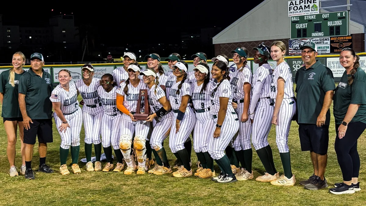 Melbourne High Softball Claims 6A District 7 Championship with 11-0 Victory Over Viera