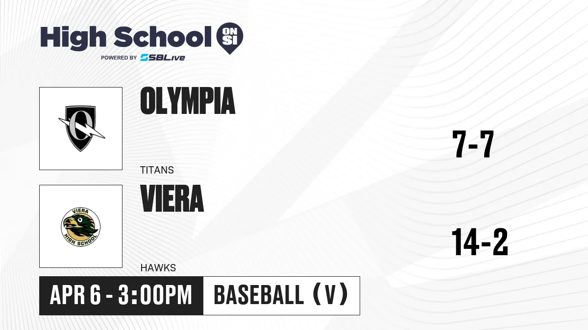 Olympia and Viera Set for Key Varsity Baseball Clash on April 6