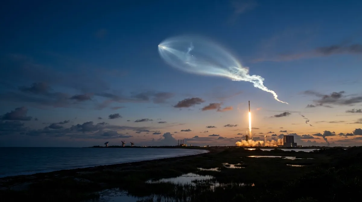 'Space jellyfish' spotted over Northwest Florida after SpaceX Starlink launch