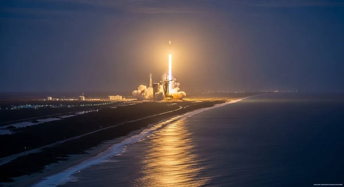 SpaceX moonlit launch marks year’s midpoint as pace slows on Florida's Space Coast