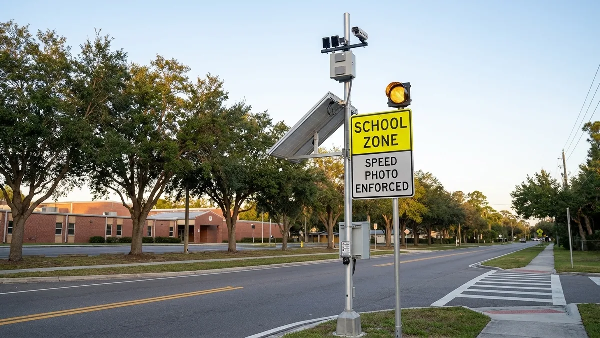 Titusville Begins School Zone Speed Camera Program with 60-Day Warning Period